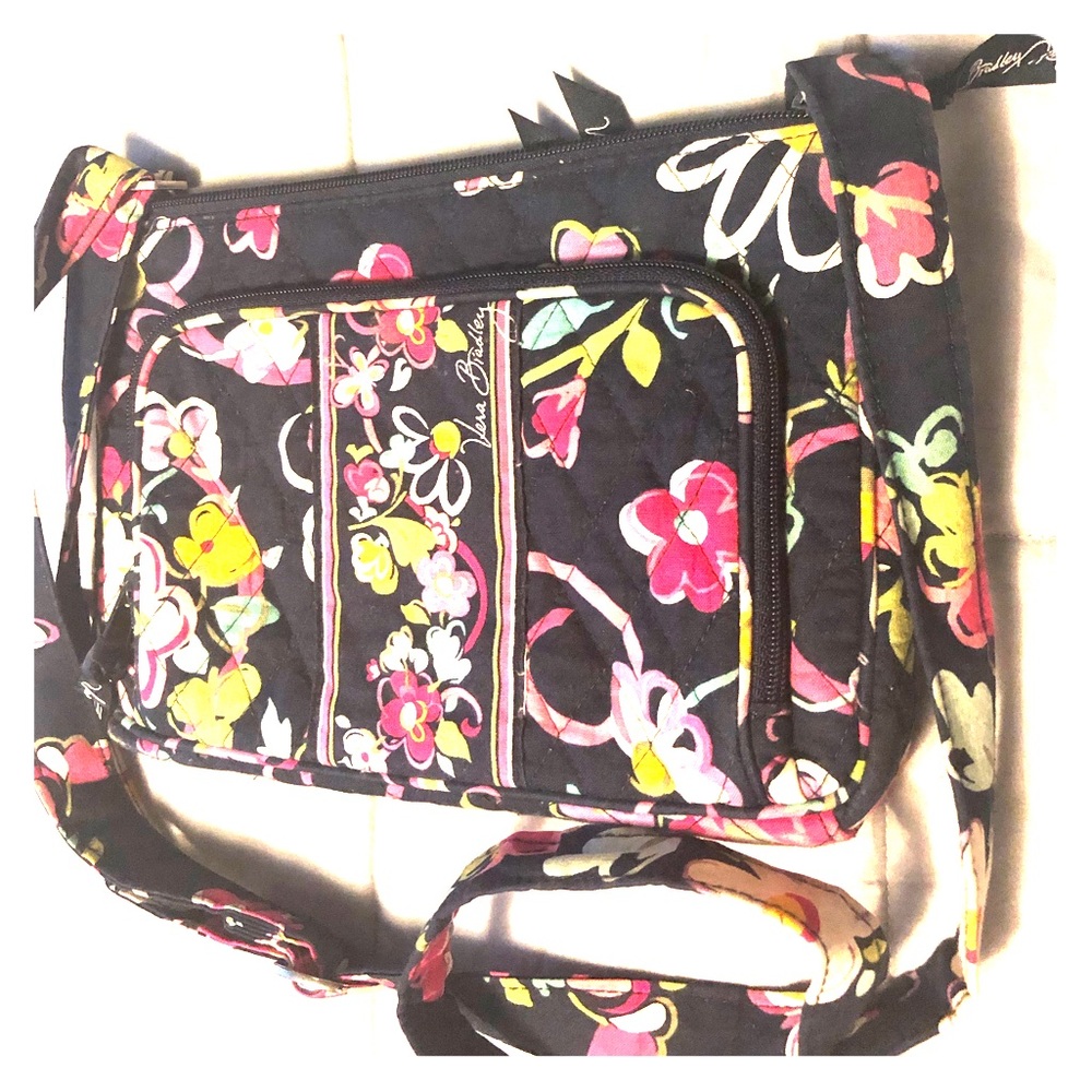 Vera Bradley “Ribbons” Little Hipster Crossbody